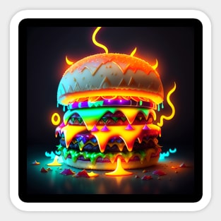 Burger Sticker